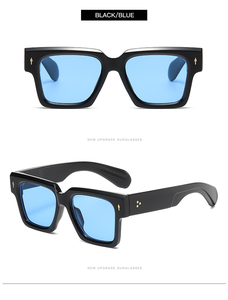 Retro Streetwear Geometric Pc Square Full Frame Women's Sunglasses display picture 14