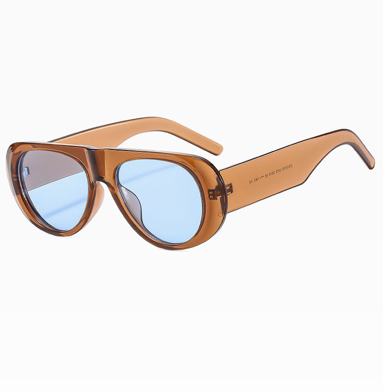 Casual Geometric Pc Toad Glasses Full Frame Women's Sunglasses display picture 11