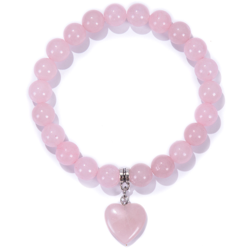 Casual Classic Style Heart Shape Natural Stone Wholesale Bracelets display picture 1