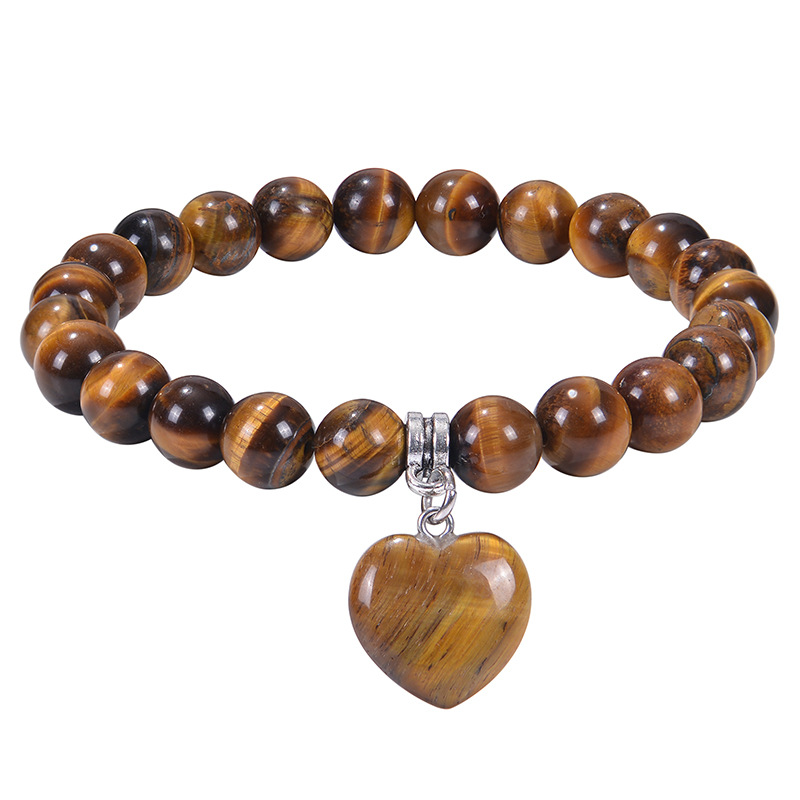 Casual Classic Style Heart Shape Natural Stone Wholesale Bracelets display picture 9