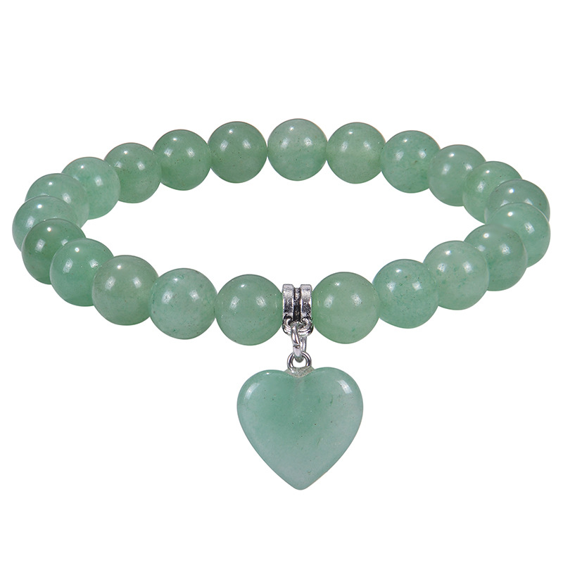 Casual Classic Style Heart Shape Natural Stone Wholesale Bracelets display picture 10
