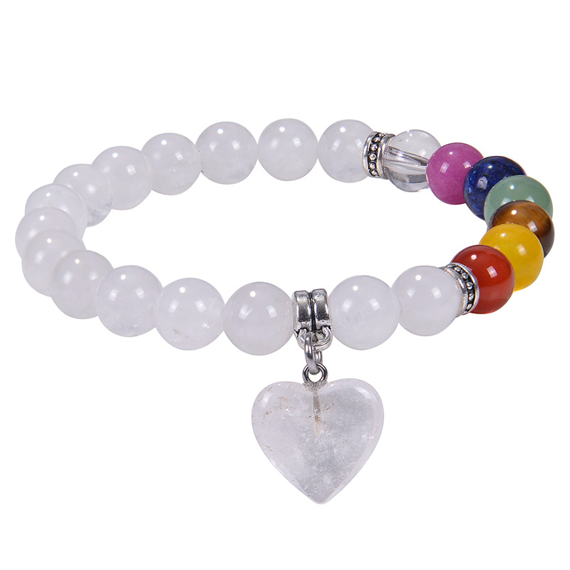 Elegant Streetwear Heart Shape Natural Stone Wholesale Bracelets display picture 11