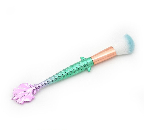 Glam Colour Artificial Fiber Plastic Handgrip Makeup Brushes 1 Piece display picture 1