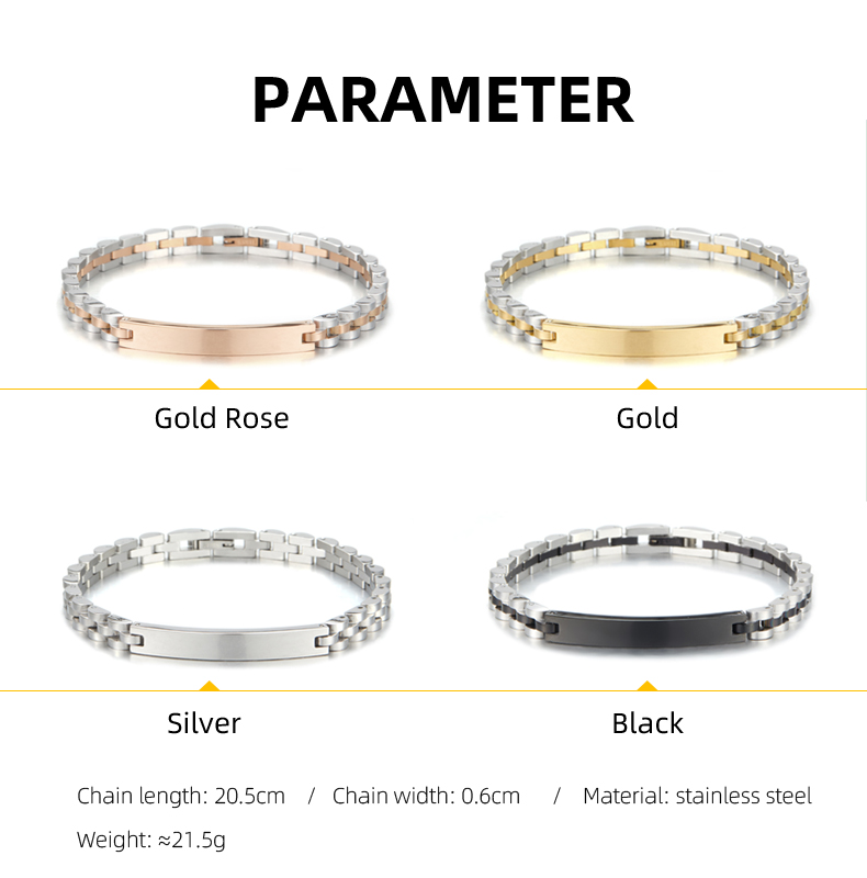 Basic Classic Style Geometric 304 Stainless Steel Polishing Silver Plated Women's Bracelets display picture 2