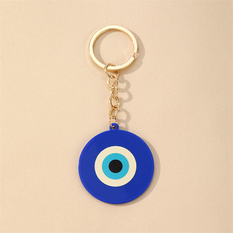 Cute Simple Style Devil's Eye Alloy Keychain display picture 7
