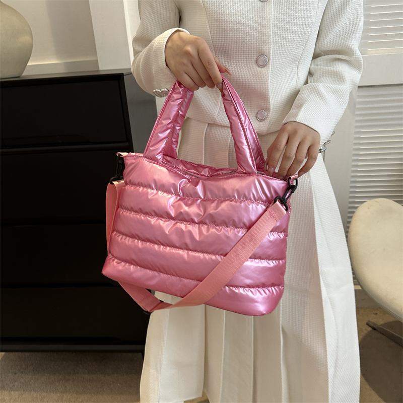 Women's Pvc Solid Color Basic Square Zipper Shoulder Bag Crossbody Bag display picture 11