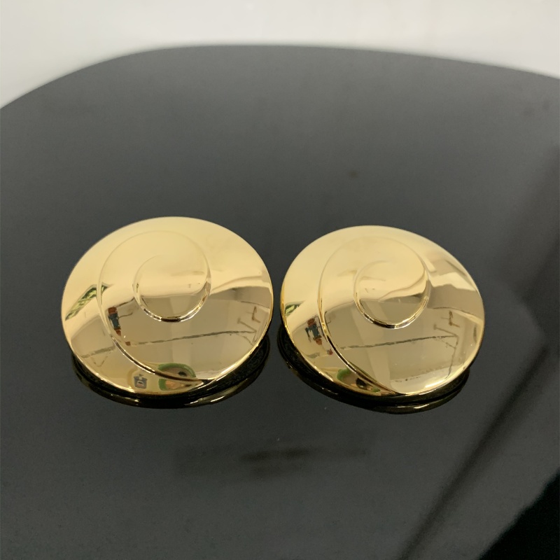 1 Pair Ig Style Retro French Style Round Plating Alloy Gold Plated Silver Plated Ear Studs display picture 9