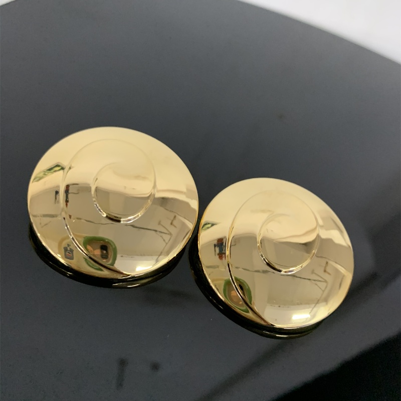 1 Pair Ig Style Retro French Style Round Plating Alloy Gold Plated Silver Plated Ear Studs display picture 11