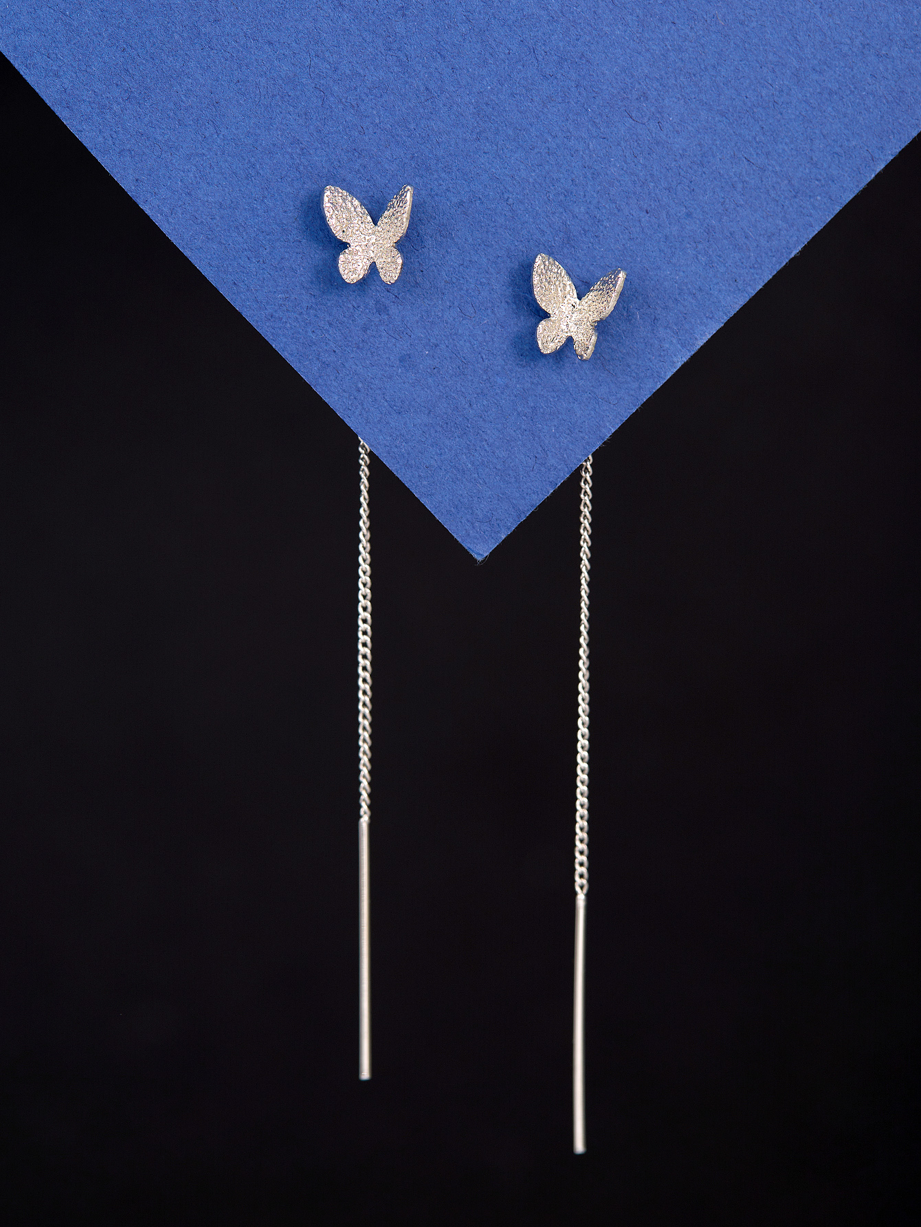 1 Pair Elegant Sweet Butterfly Plating Inlay Copper Zircon Drop Earrings display picture 7
