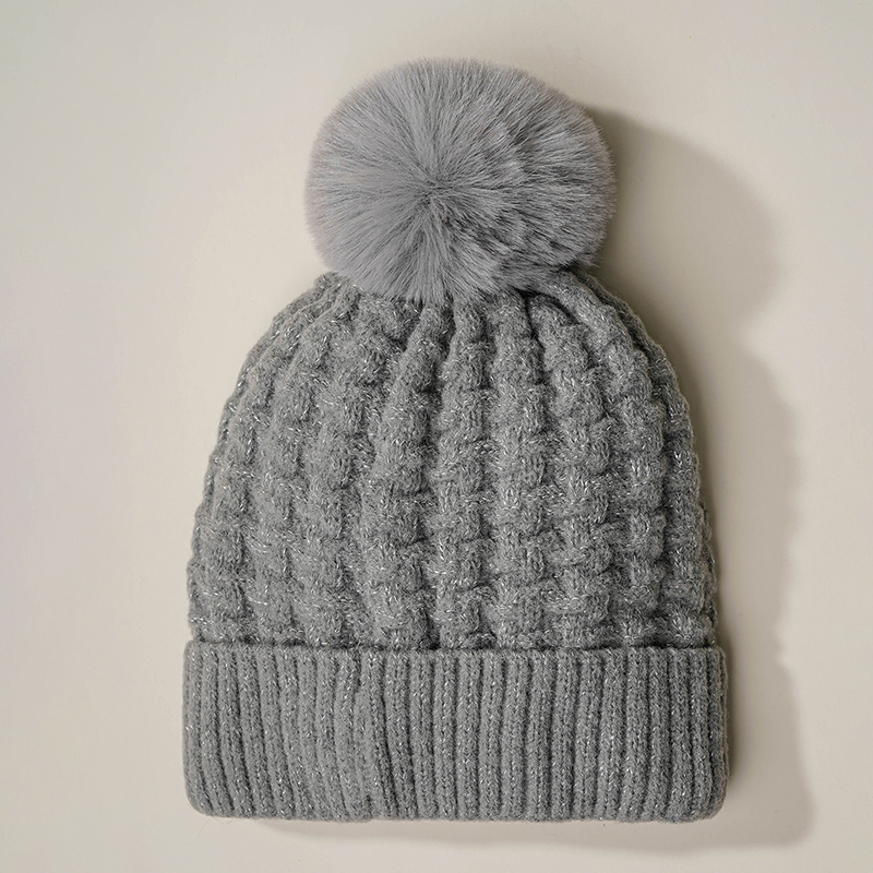 Unisex Modern Style Simple Style Classic Style Solid Color Braid Eaveless Beanie Hat display picture 12