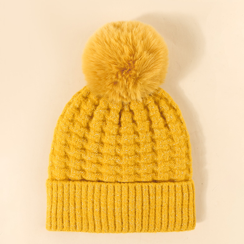 Unisex Modern Style Simple Style Classic Style Solid Color Braid Eaveless Beanie Hat display picture 4