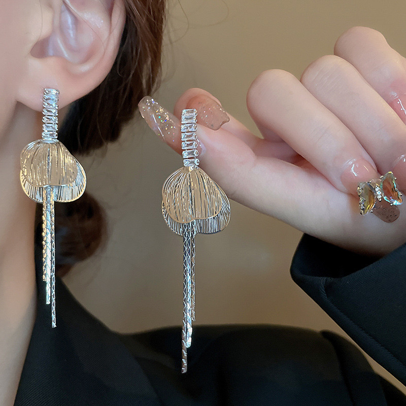 1 Pair Elegant Sweet Wings Copper Drop Earrings display picture 7