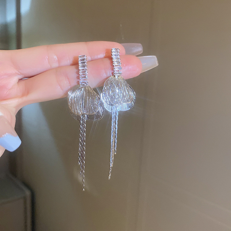 1 Pair Elegant Sweet Wings Copper Drop Earrings display picture 3