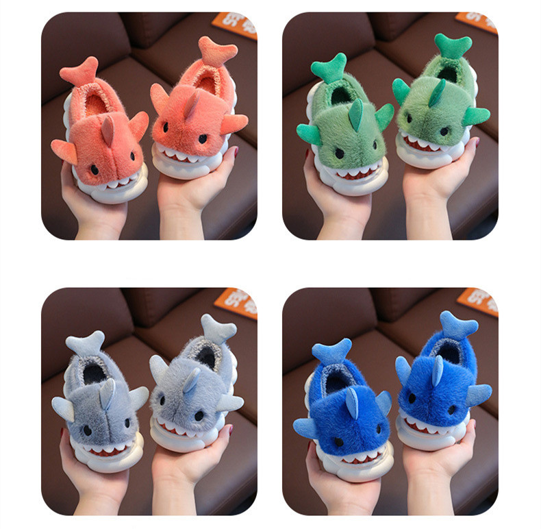 Kid's Unisex Casual Cartoon Round Toe Cotton Slippers display picture 9