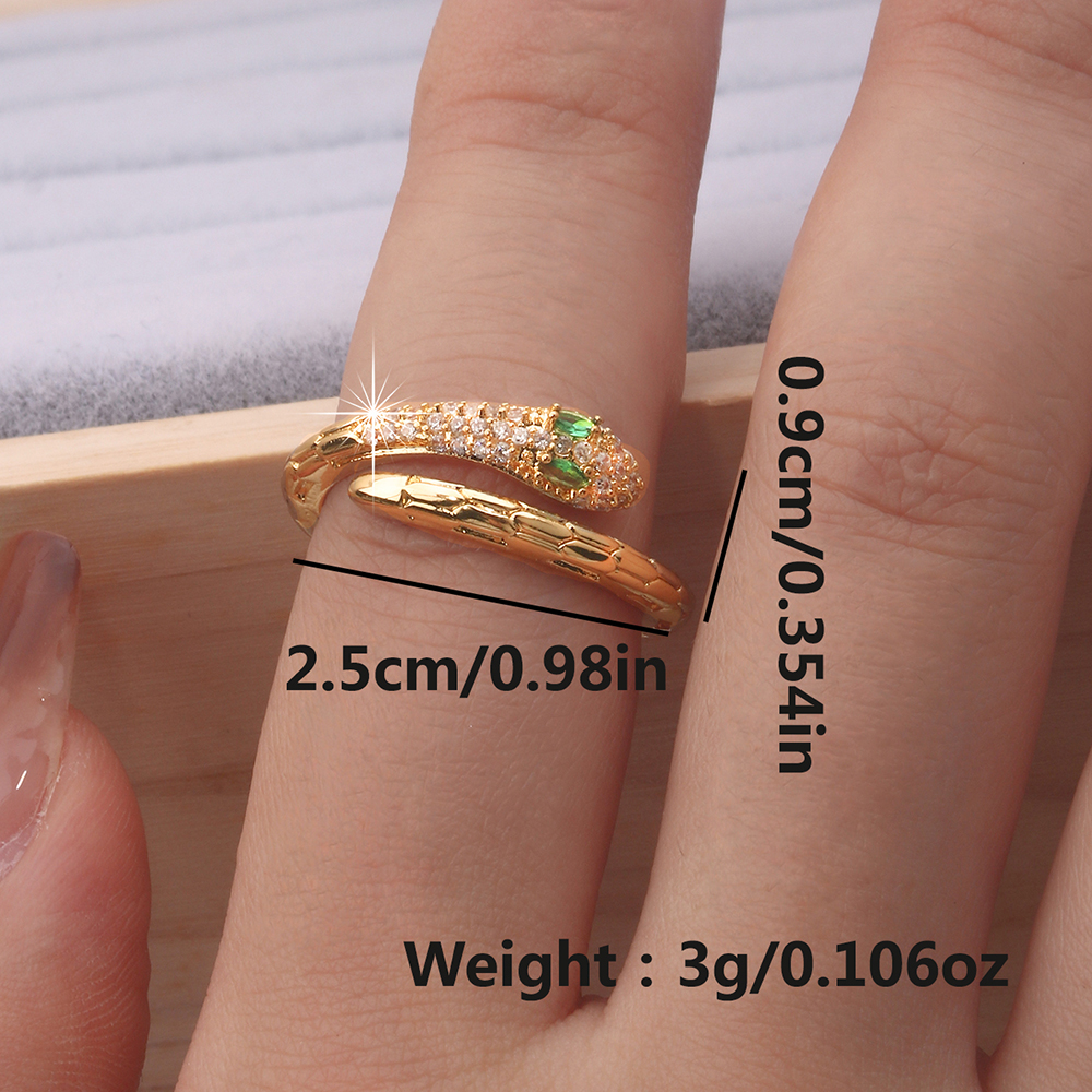 Cute Sweet Animal Heart Shape Mermaid Copper Plating Inlay Zircon 18k Gold Plated Women's Open Rings display picture 7