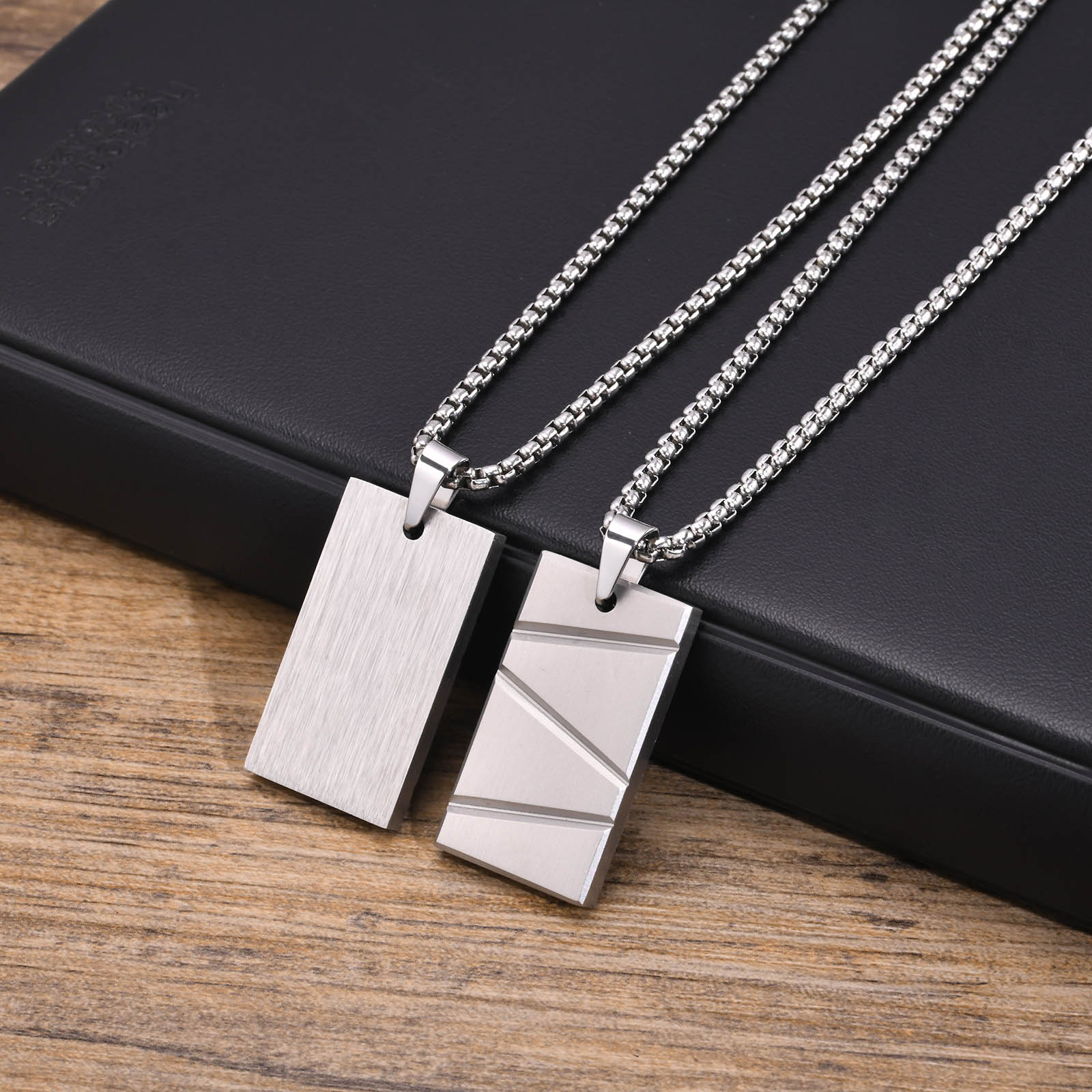 Simple Style Streetwear Geometric Solid Color 304 Stainless Steel Plating Men's display picture 9