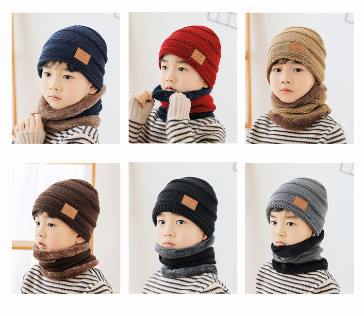 Kid's Men's Simple Style Letter Wool Cap display picture 14