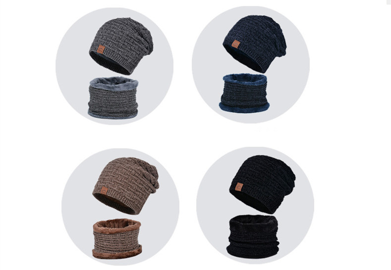 Men's Simple Style Solid Color Wool Cap display picture 5