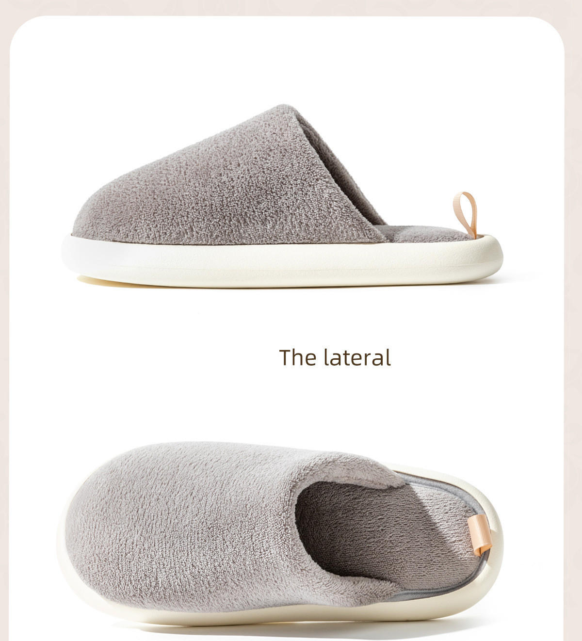 Unisex Casual Basic Solid Color Round Toe Cotton Slippers display picture 13