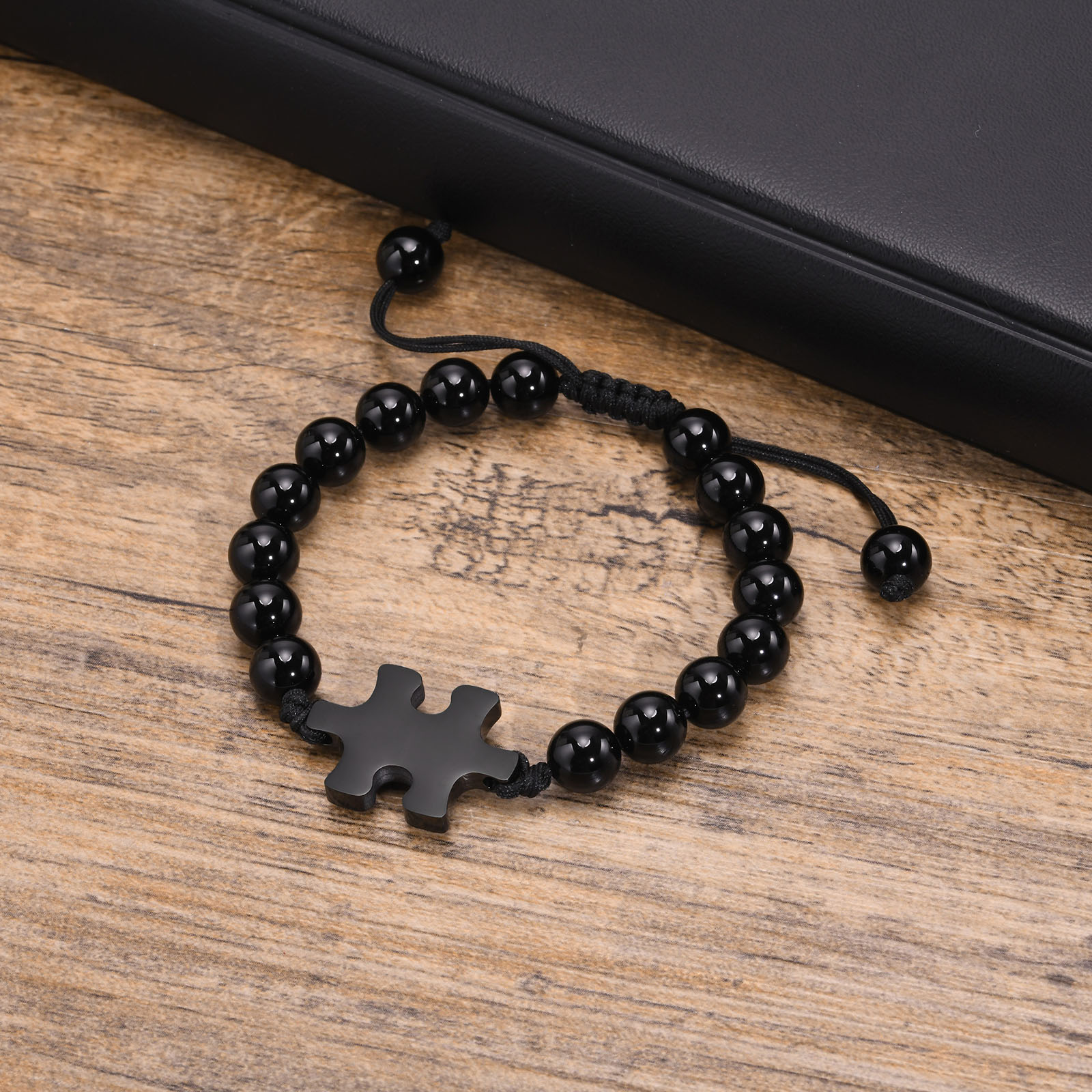Simple Style Streetwear Jigsaw 304 Stainless Steel Men's Bracelets display picture 8