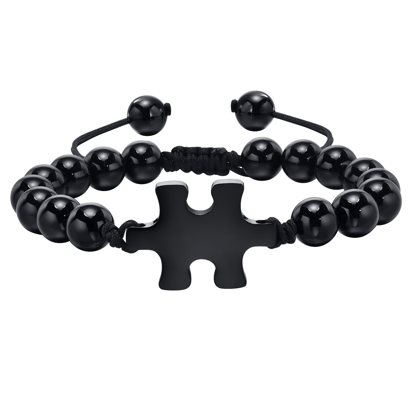 Simple Style Streetwear Jigsaw 304 Stainless Steel Men's Bracelets display picture 10