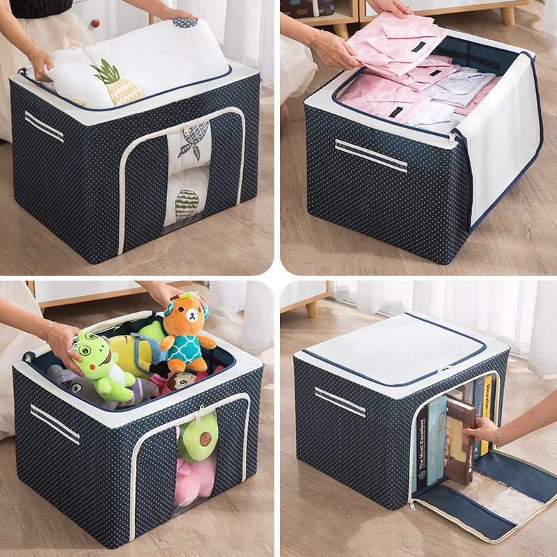 Casual Multicolor Pvc Stainless Steel Storage Box display picture 10