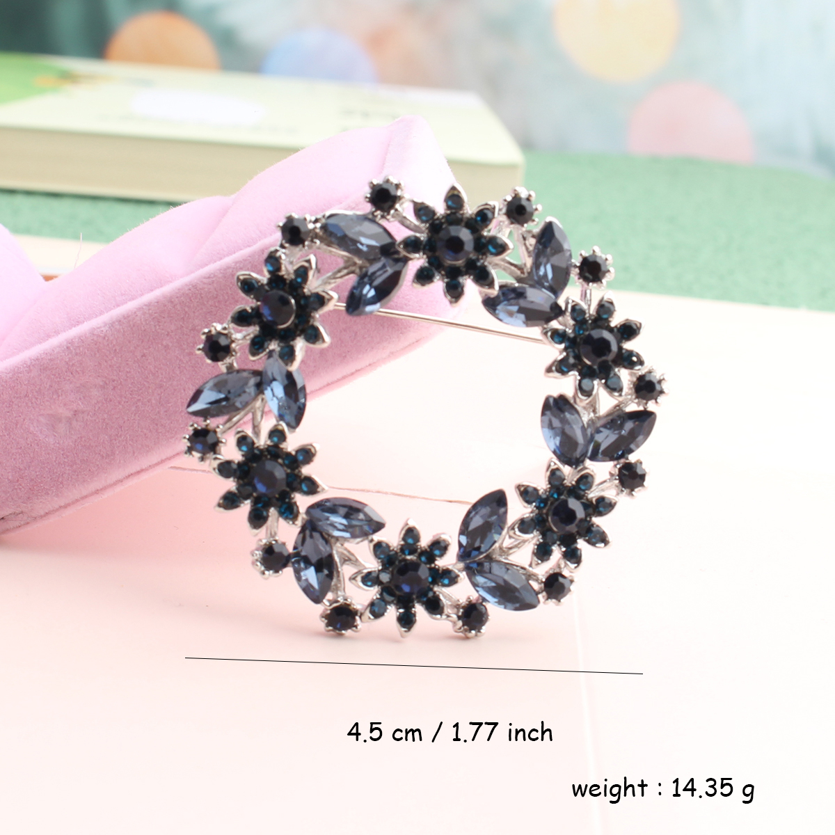 Elegant Sweet Plant Alloy Inlay Crystal Rhinestones Unisex Brooches display picture 1