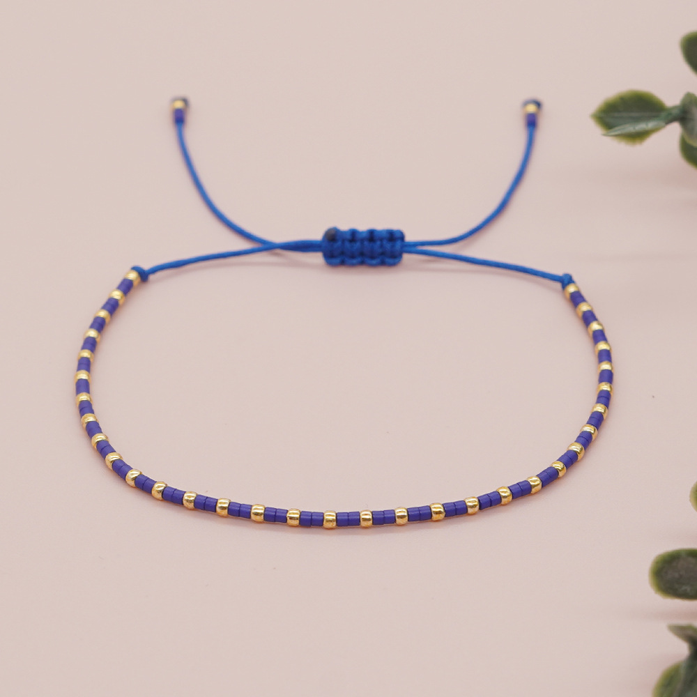 Basic Modern Style Geometric Glass Glass Rope Women's Bracelets display picture 10