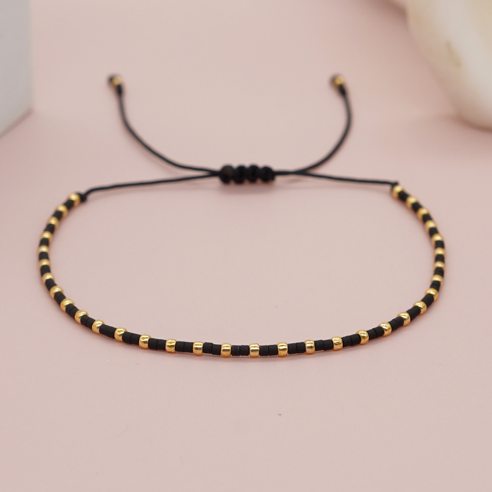 Basic Modern Style Geometric Glass Glass Rope Women's Bracelets display picture 13