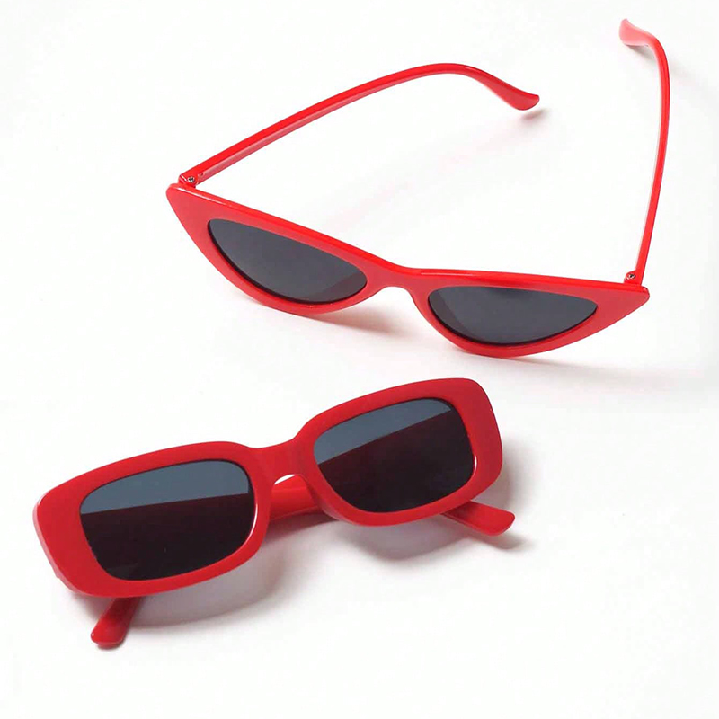 Simple Style Solid Color Cool Style Quadrilateral Resin Square Full Frame Women's Sunglasses display picture 2