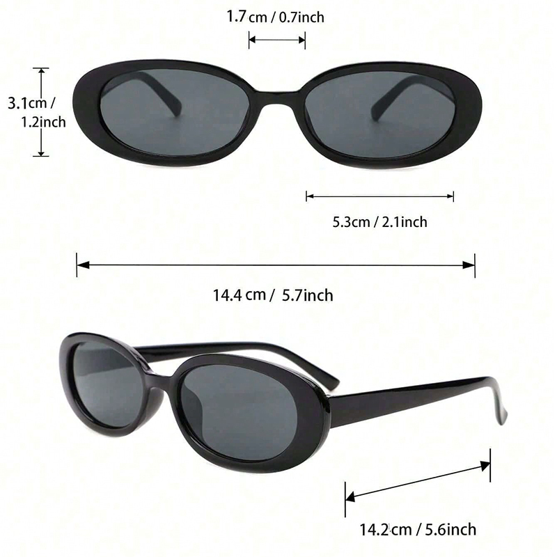 أسلوب بسيط أسلوب رائع رباعي مادة صمغية مربع اطار كامل المرأة النظارات الشمسية display picture 7