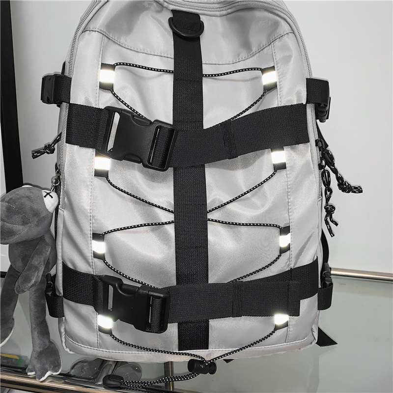 One Size Solid Color Casual Daily Sports School Backpack display picture 2