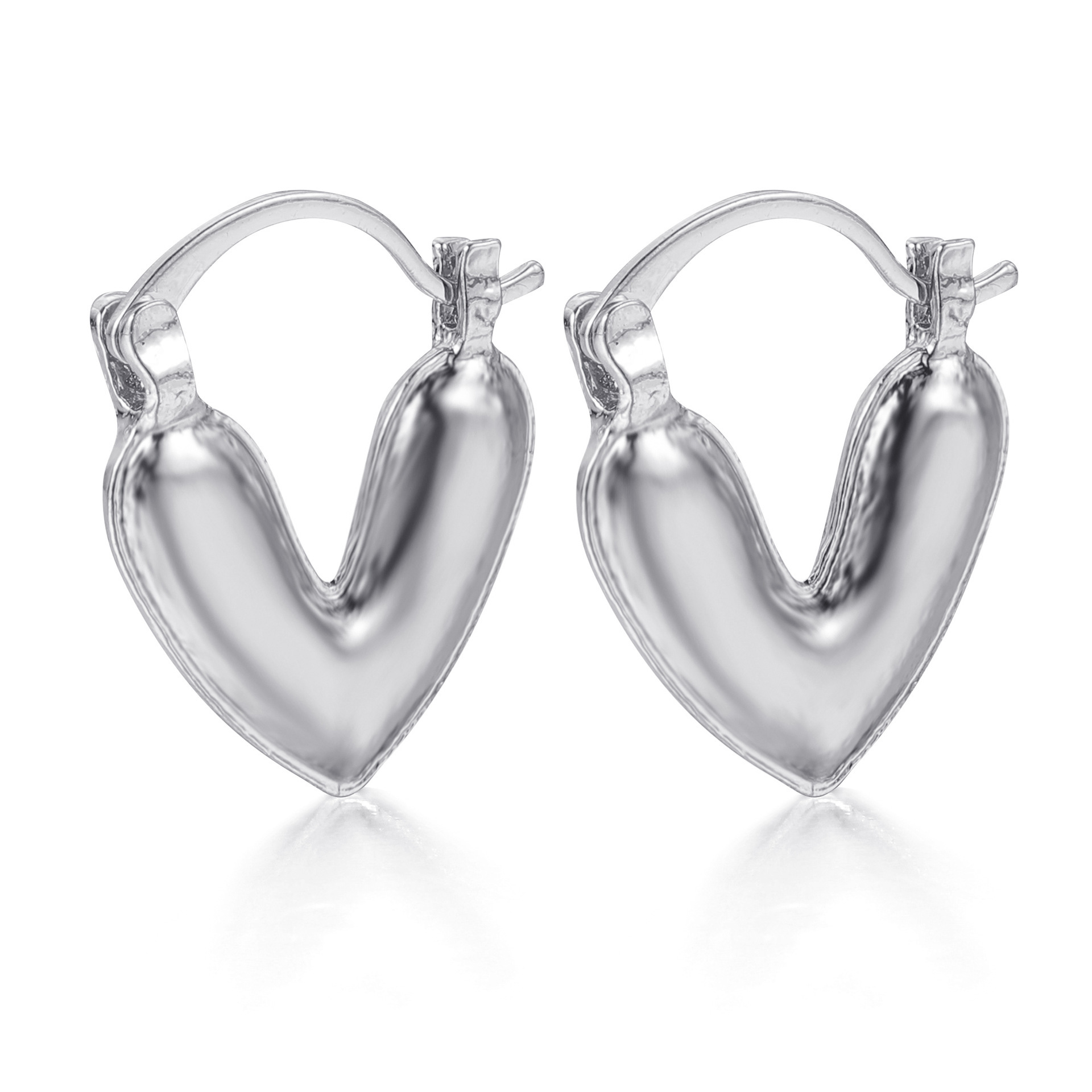 Wholesale Jewelry Ig Style Sweet Heart Shape Alloy Plating Earrings display picture 6