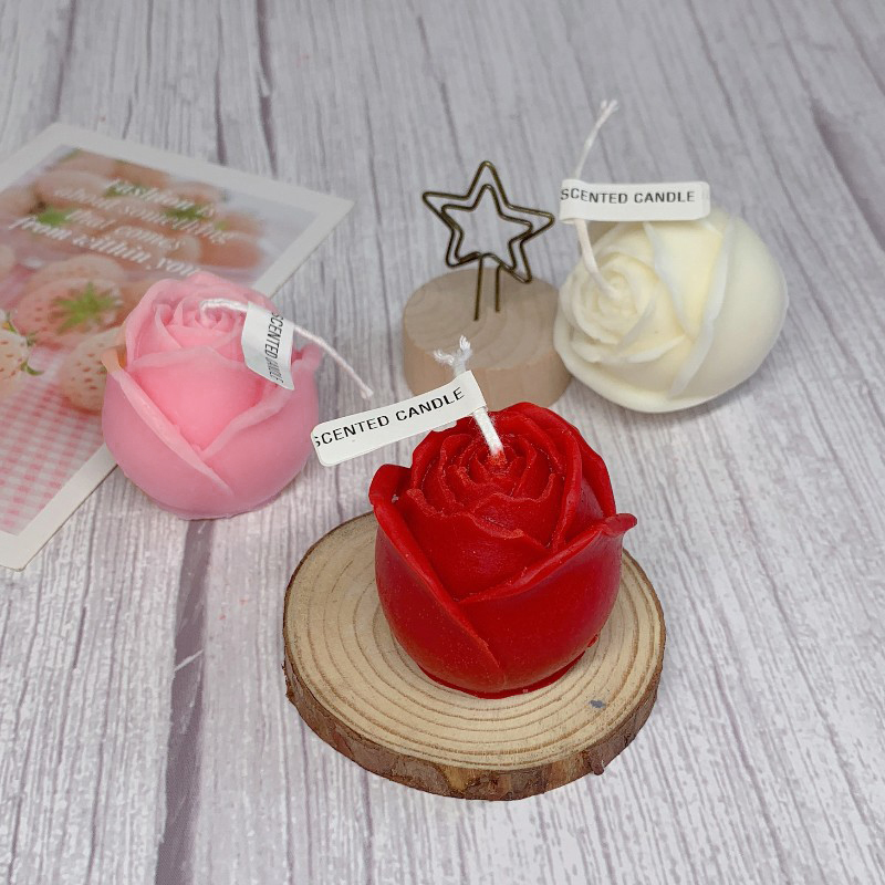 Pastoral Rose Soy Wax Candle display picture 2