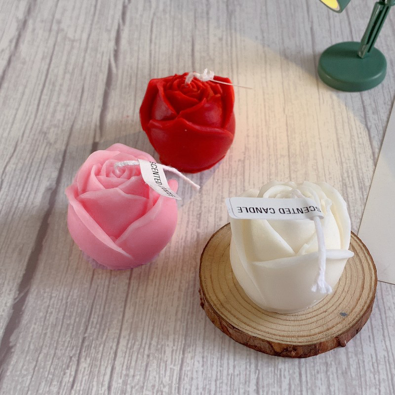 Pastoral Rose Soy Wax Candle display picture 3