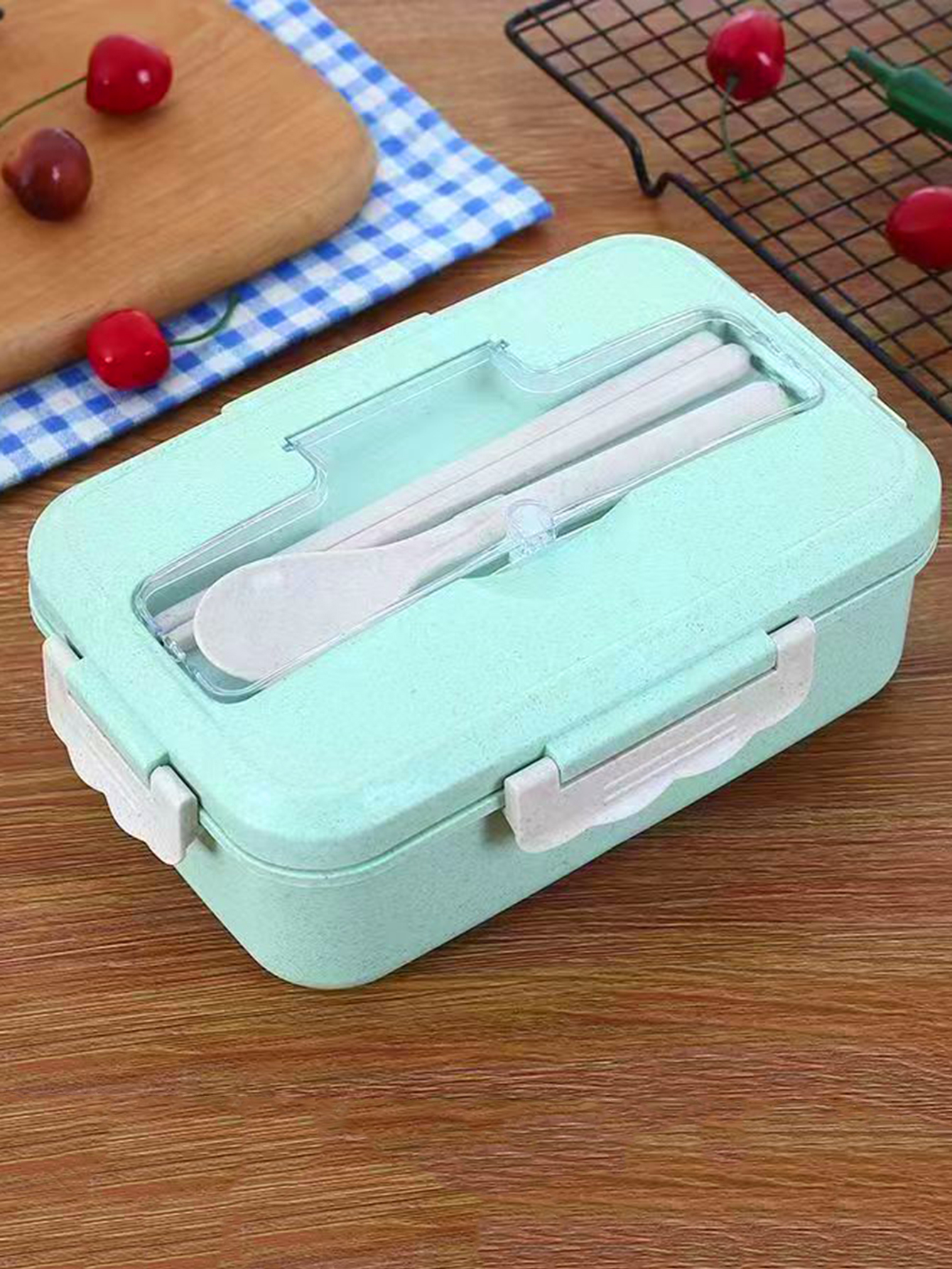 Casual Solid Color Plastic Food Containers display picture 1