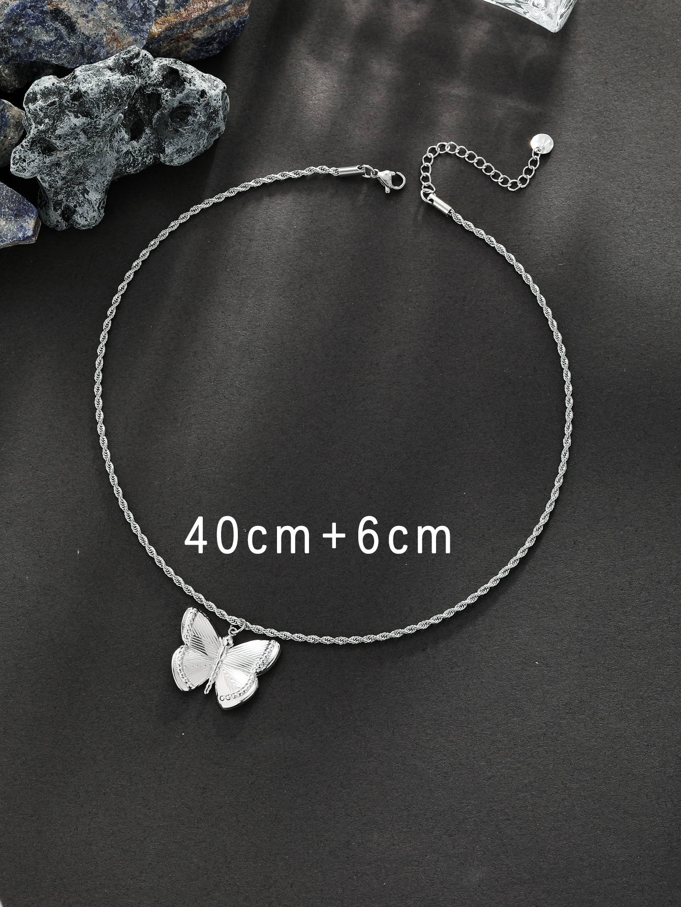 Casual Streetwear Butterfly 304 Stainless Steel Women's Pendant Necklace display picture 6
