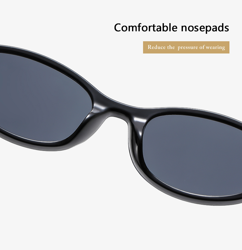 Simple Style Classic Style Commute Color Block Ac Oval Frame Full Frame Women's Sunglasses display picture 3