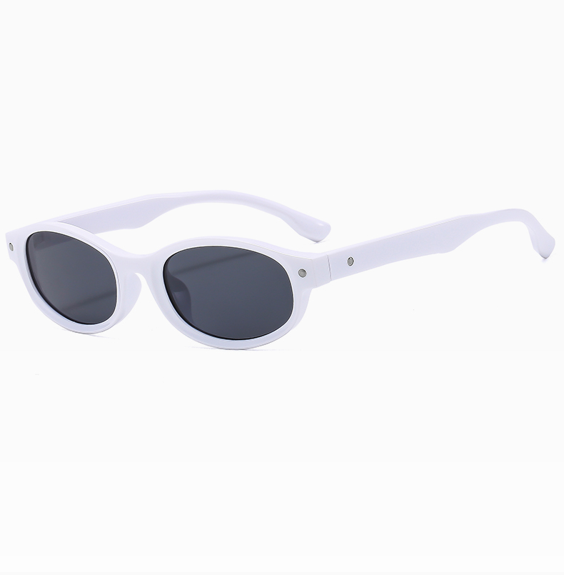 Simple Style Classic Style Commute Color Block Ac Oval Frame Full Frame Women's Sunglasses display picture 13