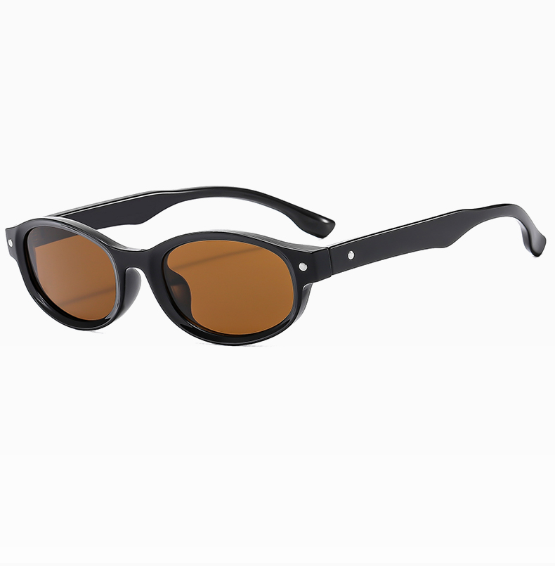 Simple Style Classic Style Commute Color Block Ac Oval Frame Full Frame Women's Sunglasses display picture 10