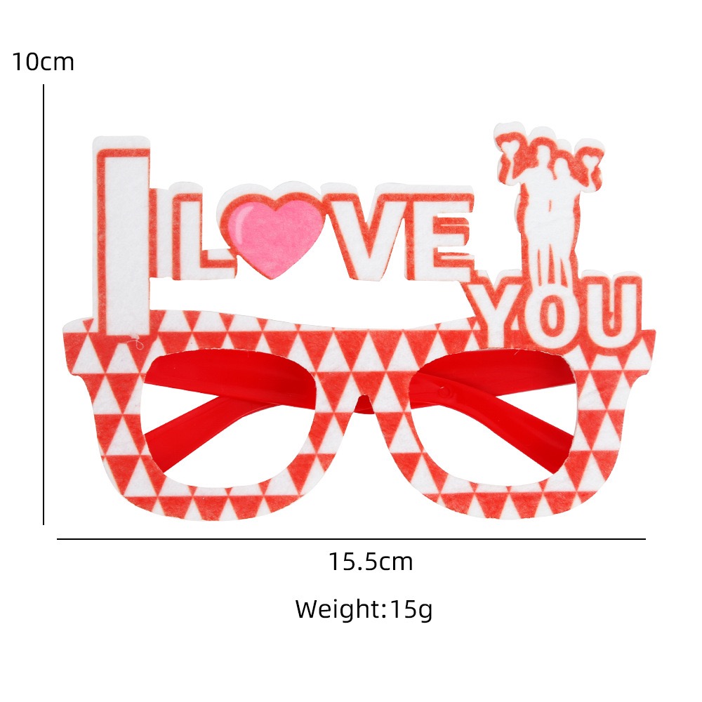 Valentine's Day Cute Letter Plastic Party Festival Decorative Props display picture 2