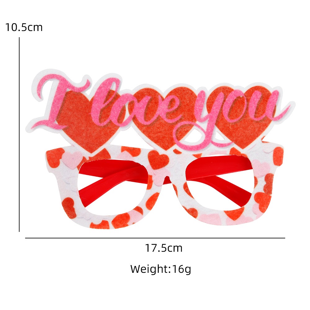 Valentine's Day Cute Letter Plastic Party Festival Decorative Props display picture 3