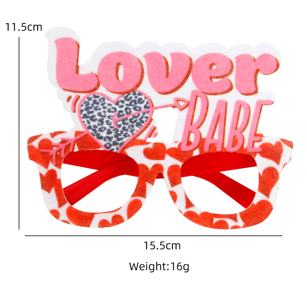 Valentine's Day Cute Letter Plastic Party Festival Decorative Props display picture 15