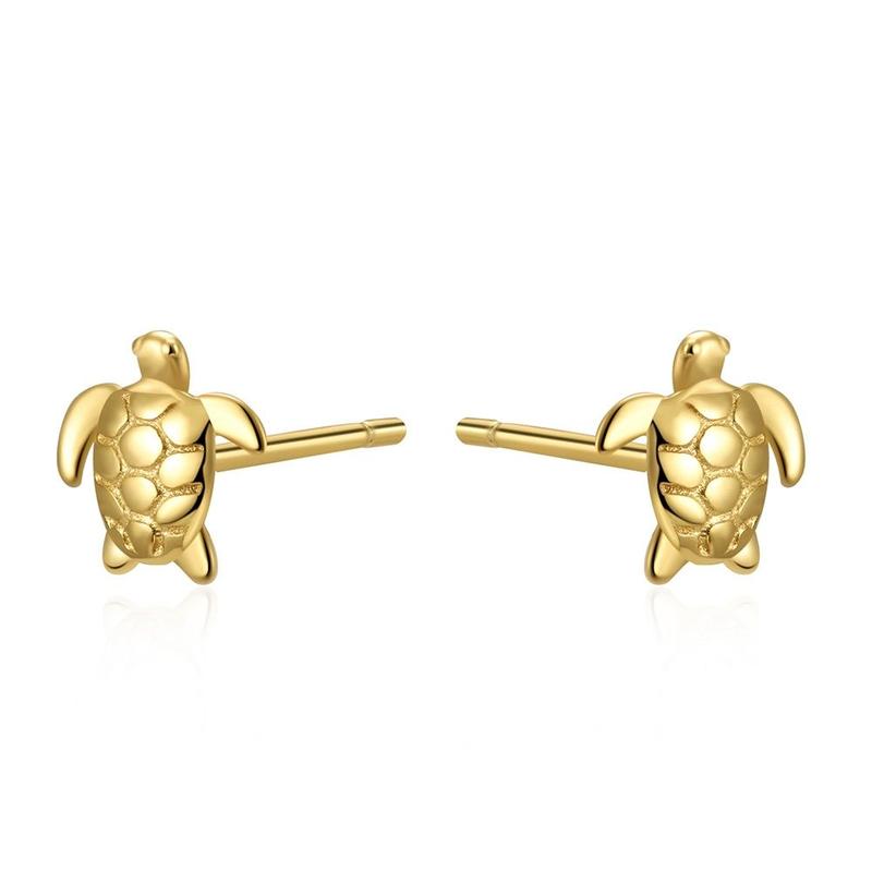 1 Pair Elegant Simple Style Animal Heart Shape Plating Inlay Copper Pearl 18k Gold Plated Drop Earrings Ear Cuffs Ear Studs display picture 10