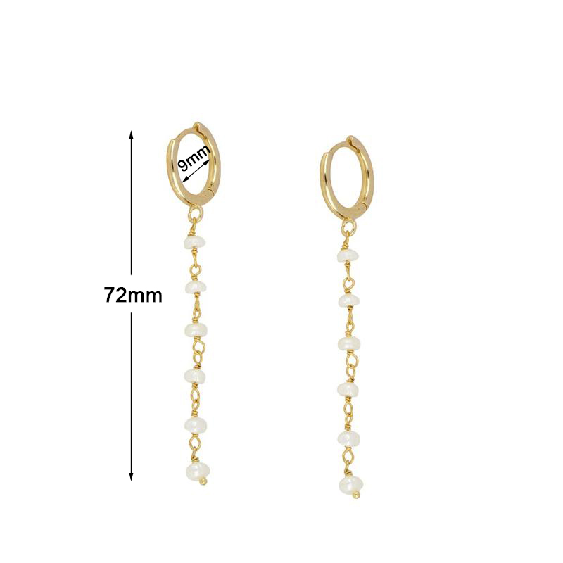 1 Pair Elegant Simple Style Animal Heart Shape Plating Inlay Copper Pearl 18k Gold Plated Drop Earrings Ear Cuffs Ear Studs display picture 4
