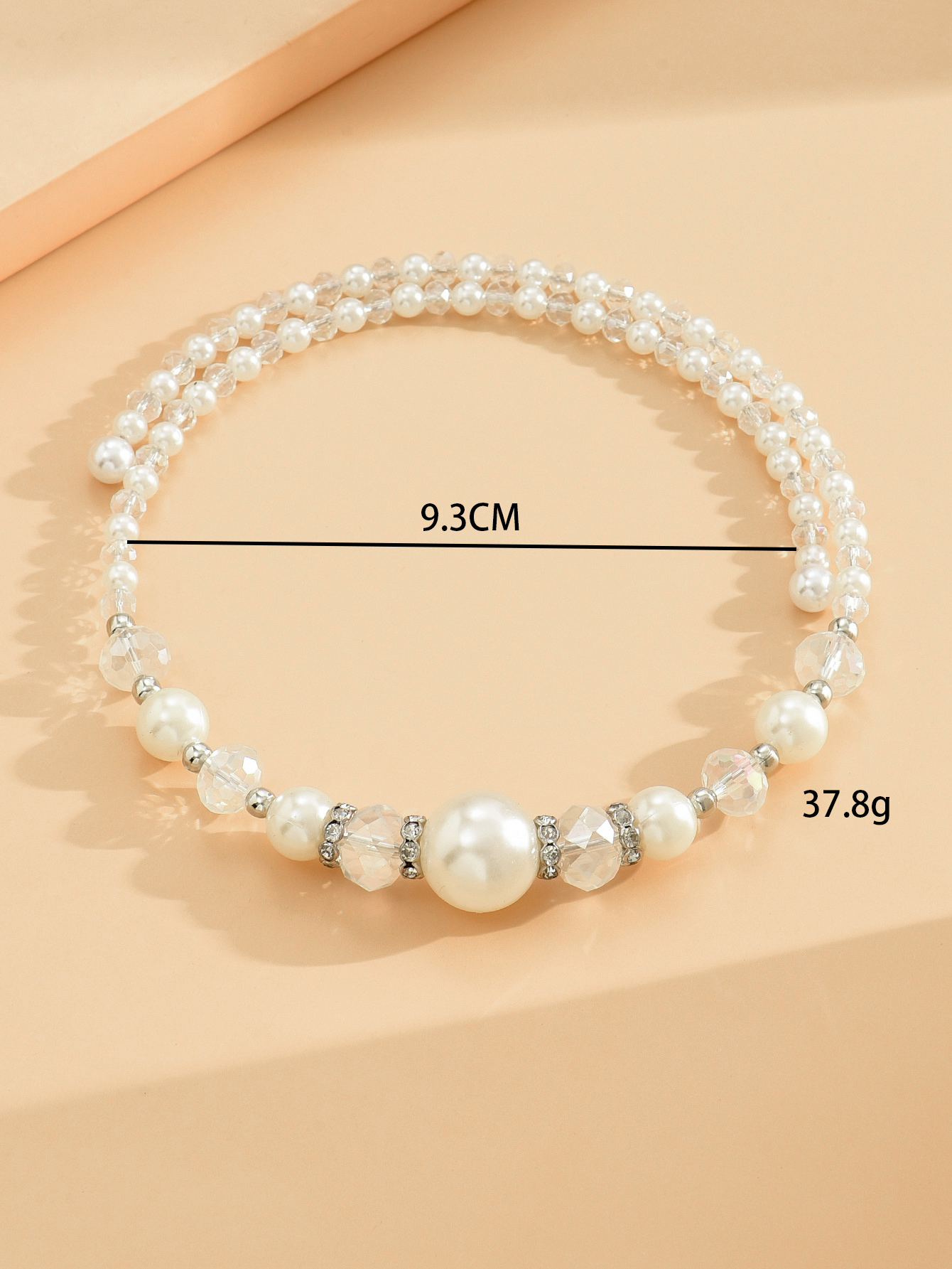 Lady Simple Style Geometric Imitation Pearl Alloy Women's Necklace display picture 3
