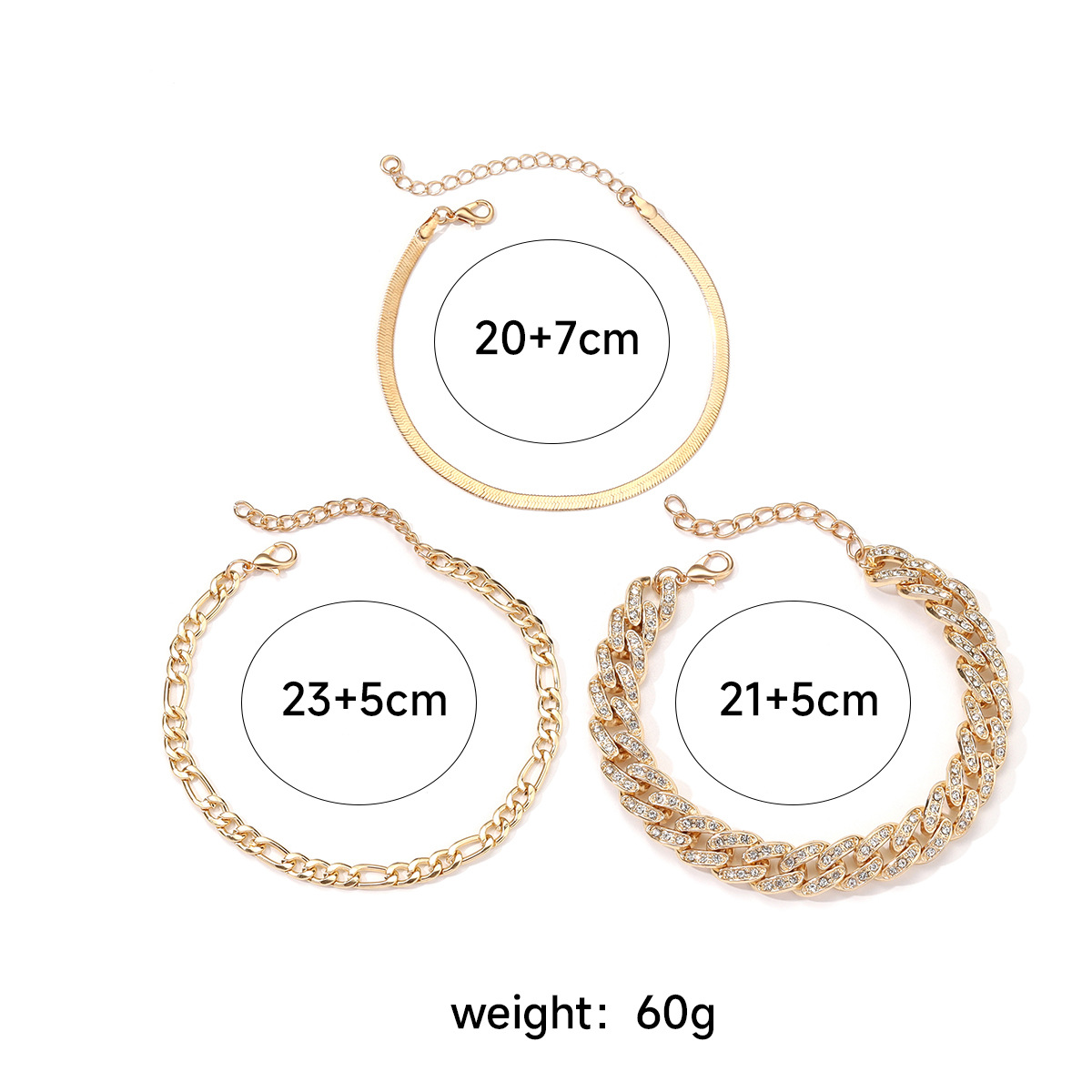Elegant Lady Geometric Alloy Women's Anklet display picture 1