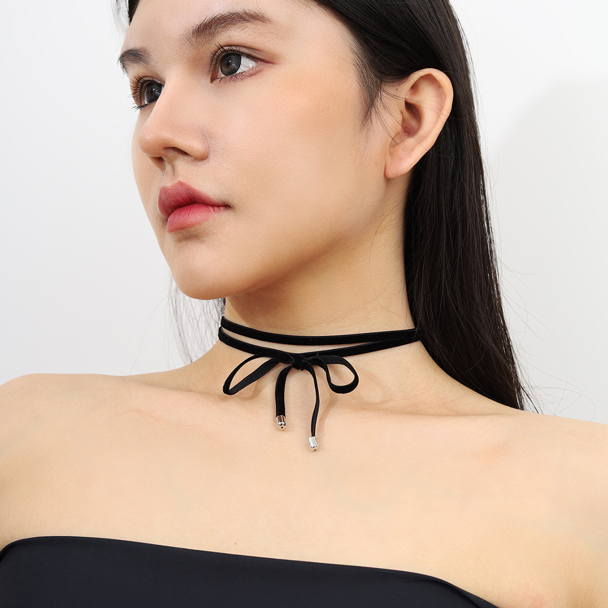 Modern Style Streetwear Bow Knot Pu Leather Women's Choker display picture 6