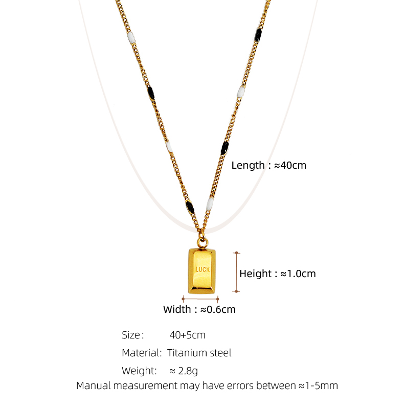 Acero Inoxidable 304 Chapados en oro de 18k Elegante Ropa De Calle Enchapado Geométrico Collar Colgante display picture 1