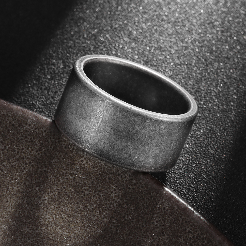 Basic Punk Classic Style Geometric Titanium Steel Men's Rings display picture 6